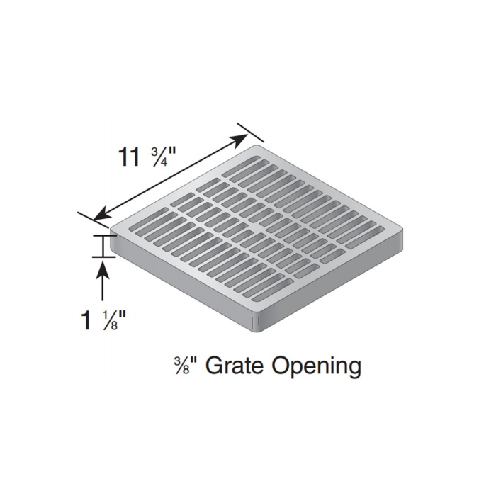 NDS 12" Square Catch Basin Grate