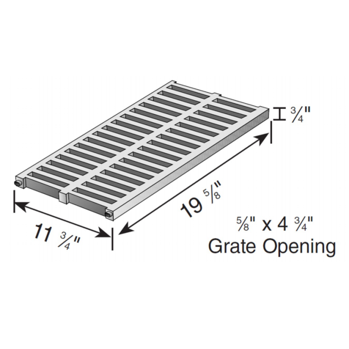 NDS 12" Pro Series Deep Profile Channel Drain