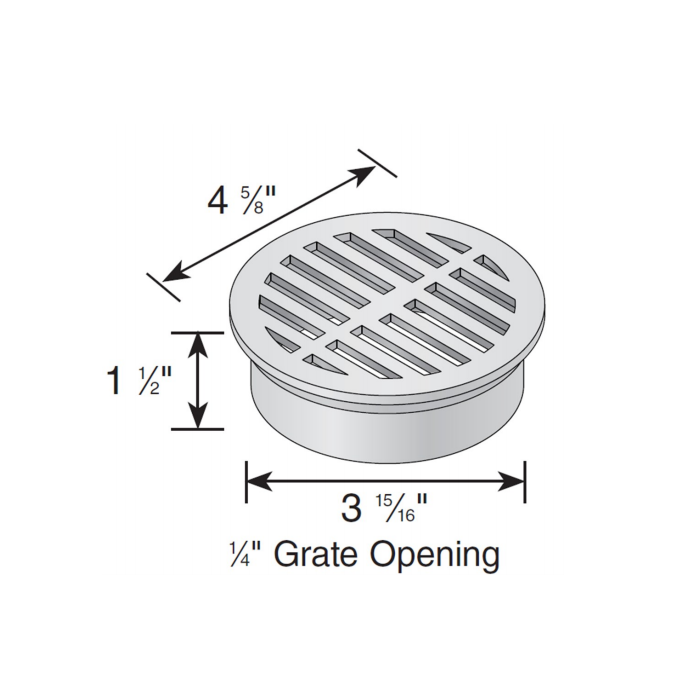 NDS 4" Round Grate