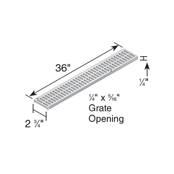 NDS Mini Channel Grate