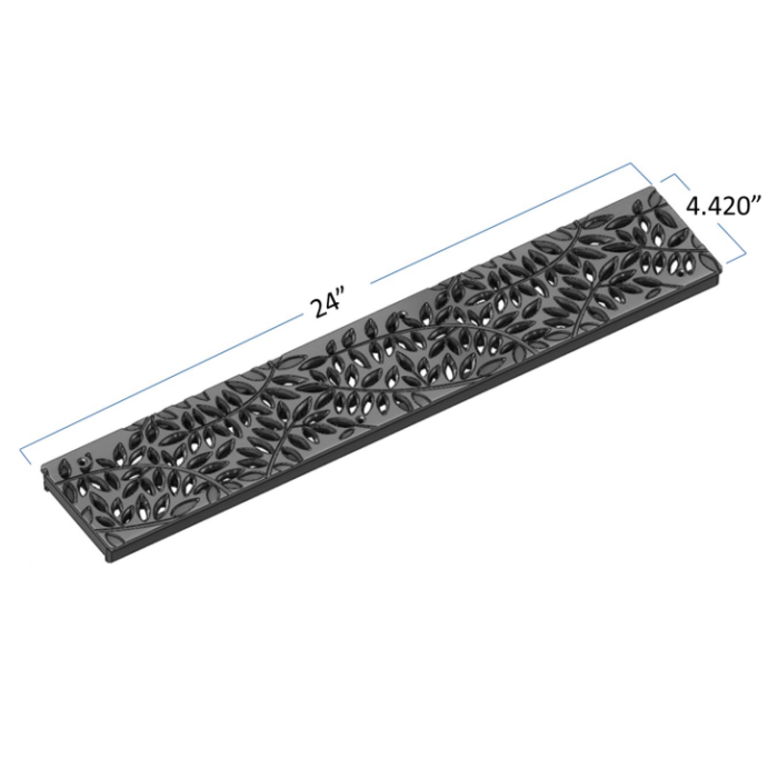 NDS Spee-D Botanical Channel Grate