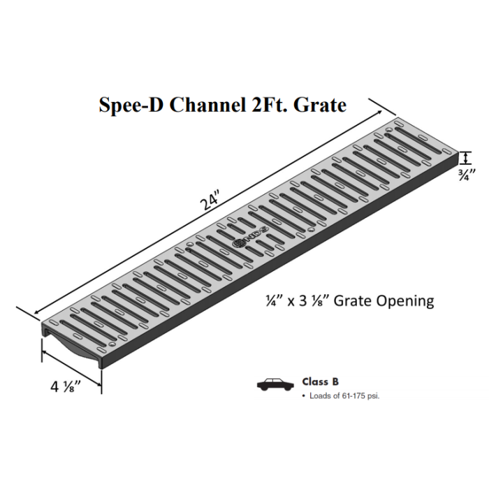 NDS Spee-D Channel Grate