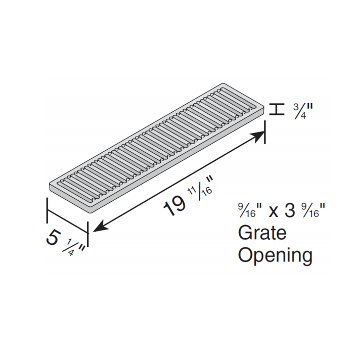 NDS 5" Ductile Iron Grate