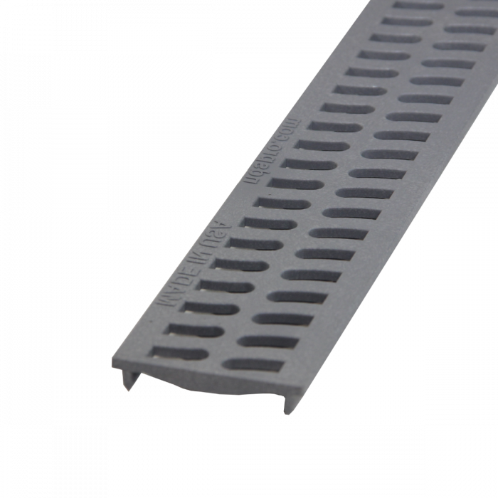NDS Slim Channel Grate Gray Drain Exchange