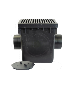 NDS 12" Catch Basin Kit - Black Grate
