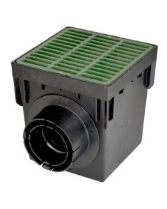 NDS 9" Catch Basin Kit - Green Grate