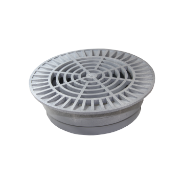 NDS 10" Round Grate - Gray