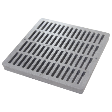 NDS 12" Square Catch Basin Grate - Black