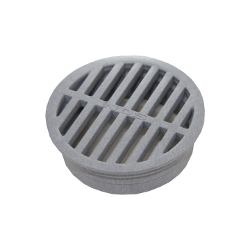 NDS 4" Round Grate - Gray