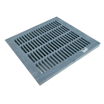NDS 18" Square Catch Basin Grate - Gray