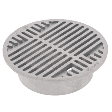 NDS 8" Round Grate - Gray