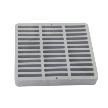 NDS 9" Square Catch Basin Grate - Gray