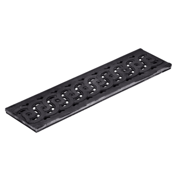 NDS Dura Slope Channel Grate - Iron Decorative Weave