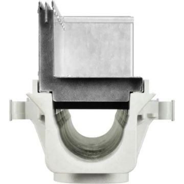 NDS Dura Slope Slot Top with Galvanized Steel Grate - 2 Foot Section
