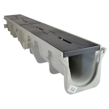 4.67 to 5.00" Deep Dura Slope Trench Drain