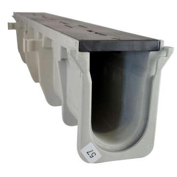 6.35" Deep Neutral Dura Slope Trench Drain