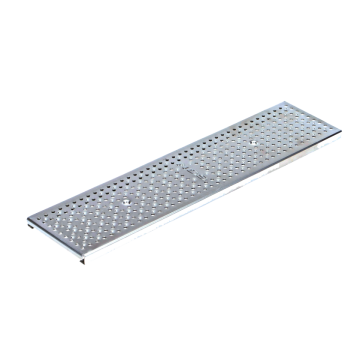 NDS Dura Slope Channel Grate - Perforated Stainless Steel