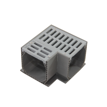 NDS Mini Channel Fabricated 90-Degree Elbow With Grate