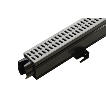 NDS 6' Slim Channel Drain Kit - Gray