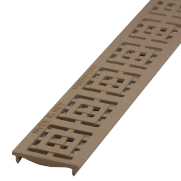 NDS Slim Channel Grate Square - Sand