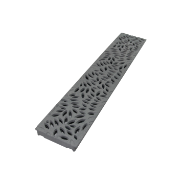 NDS Spee-D Botanical Channel Grate - Gray