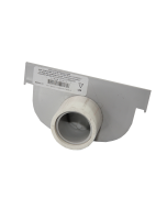 NDS 5" Pro Series Shallow Profile Channel Drain End Cap / Knockout End Outlet