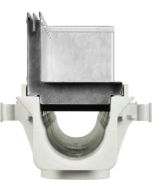 NDS Dura Slope Slot Top with Galvanized Steel Grate - 2 Foot Section