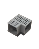 NDS Mini Channel Fabricated 90-Degree Elbow With Grate