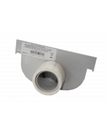 NDS 5" Pro Series Shallow Profile Channel Drain End Cap / Knockout End Outlet