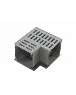 NDS Mini Channel Fabricated 90-Degree Elbow With Grate