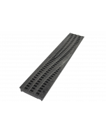 NDS Spee-D Channel Grate - Decorative Wave - Black
