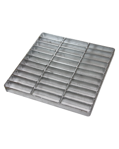 NDS 12" Square Catch Basin Grate - Galvanized Steel