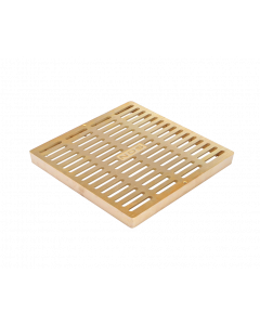 NDS 12" Square Catch Basin Grate - Brass