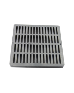 NDS 12" Square Catch Basin Grate - Gray