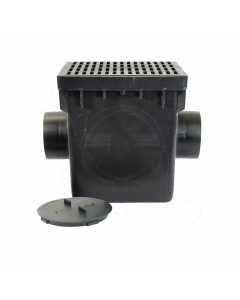 NDS 12" Catch Basin Kit - Black Grate