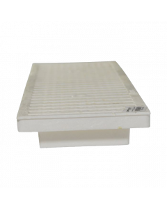 NDS Dura Slope Plastic Perforated Channel Grate - White