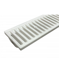 NDS Dura Slope Channel Grate - White