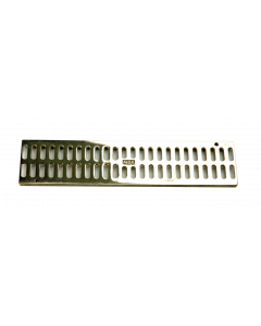 NDS Mini Channel Grate - 12" Polished Brass
