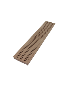 NDS Spee-D Channel Grate - Decorative Wave - Sand